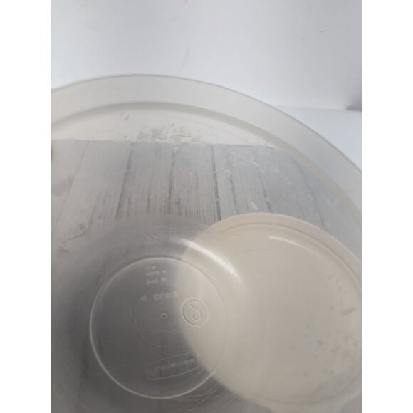 Vintage Rubbermaid Servin Saver #2 Round 4 Cup Food Container Almond Lid - 3 - Picture 8 of 13